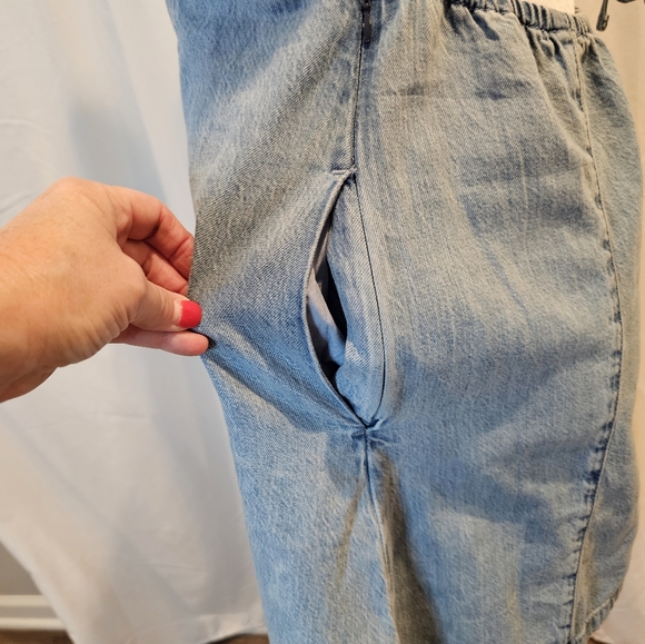 Hollister Denim Square-Neck Dress Size M NWOT - Picture 7 of 9